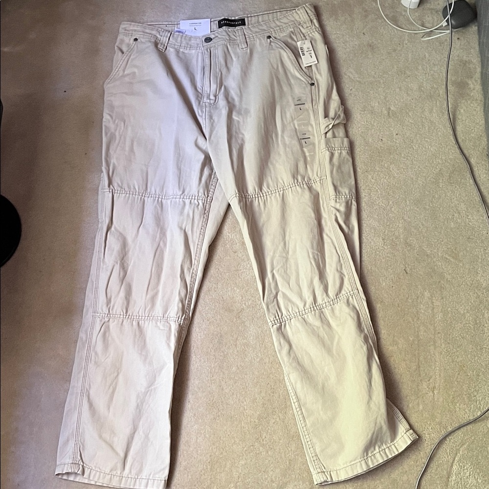 Men's White/OffWhite Carpenter Pants Brand New With Tags